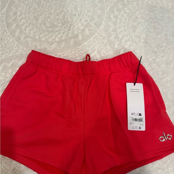 ALO Yoga Red Crew Neck Sweater Set - Picture 6 of 6